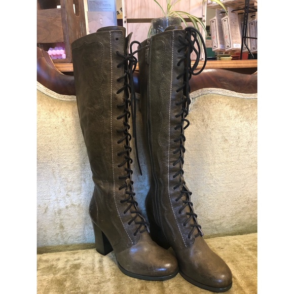 frye parker lace up boots